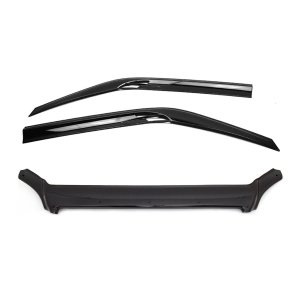 Mercedes Sprinter Hood Deflector + Wind Deflector - Omac - 2Pcs - '06-'13 Mercedes Sprinter Hood Deflector + Wind Deflector - Omac - 2Pcs - '06-'13